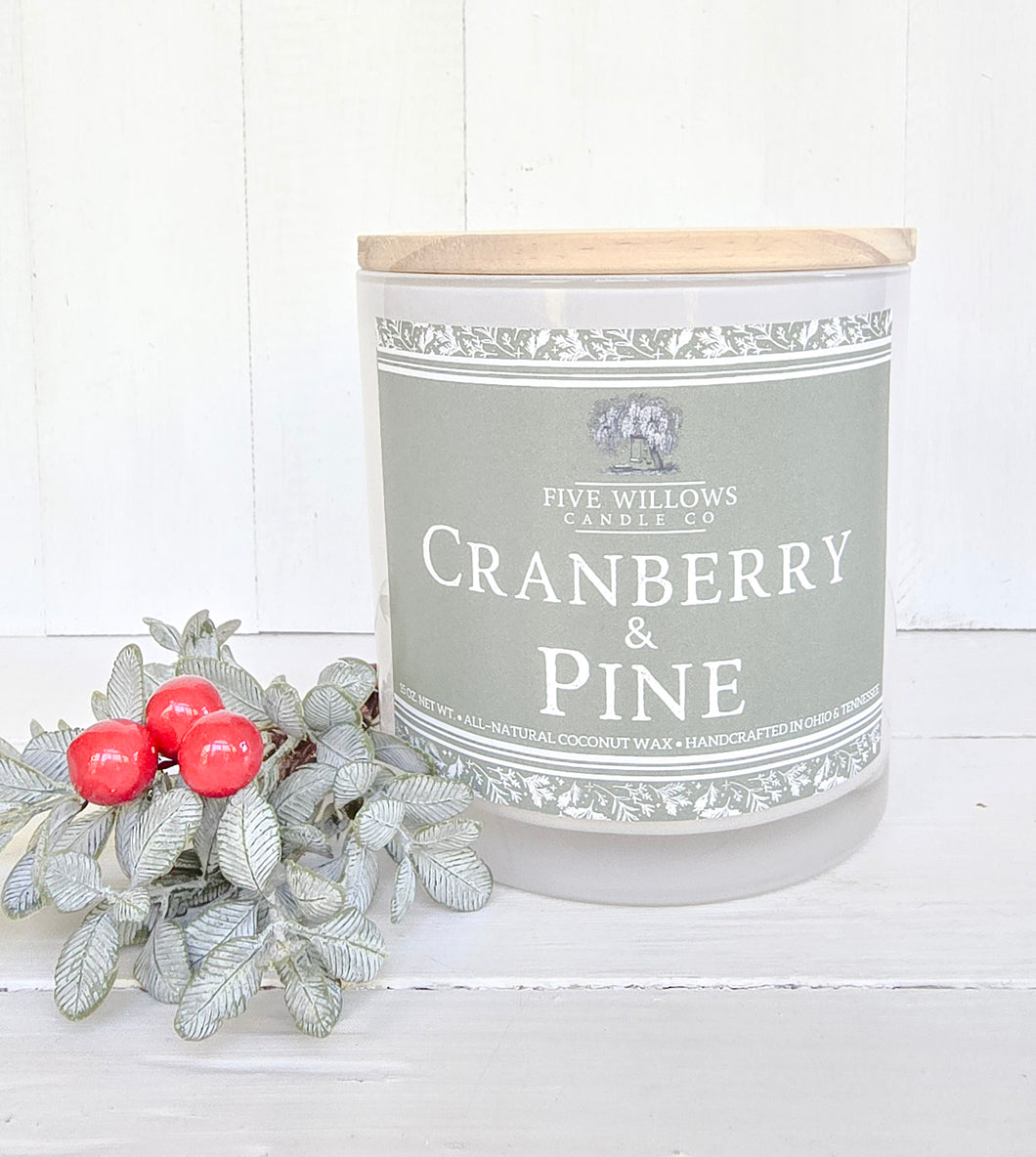 Cranberry & Pine 15 oz. Signature Tumbler