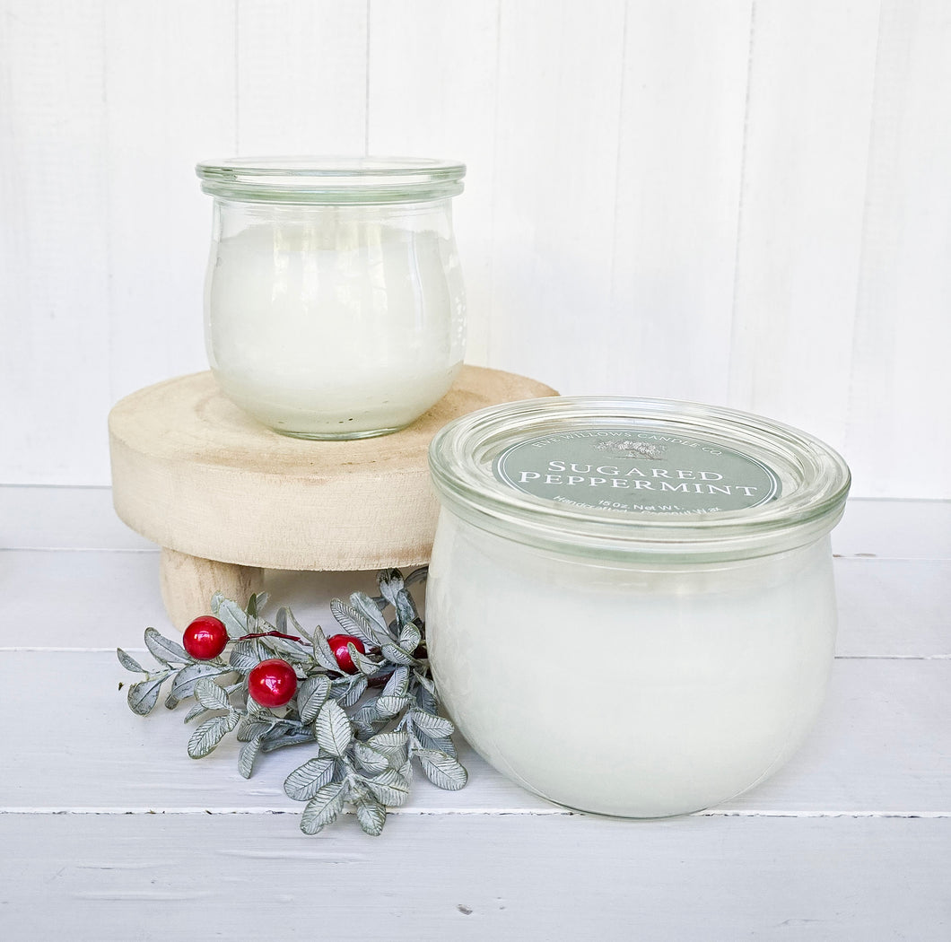 Sugared Peppermint 15 oz. European Preserve Jar