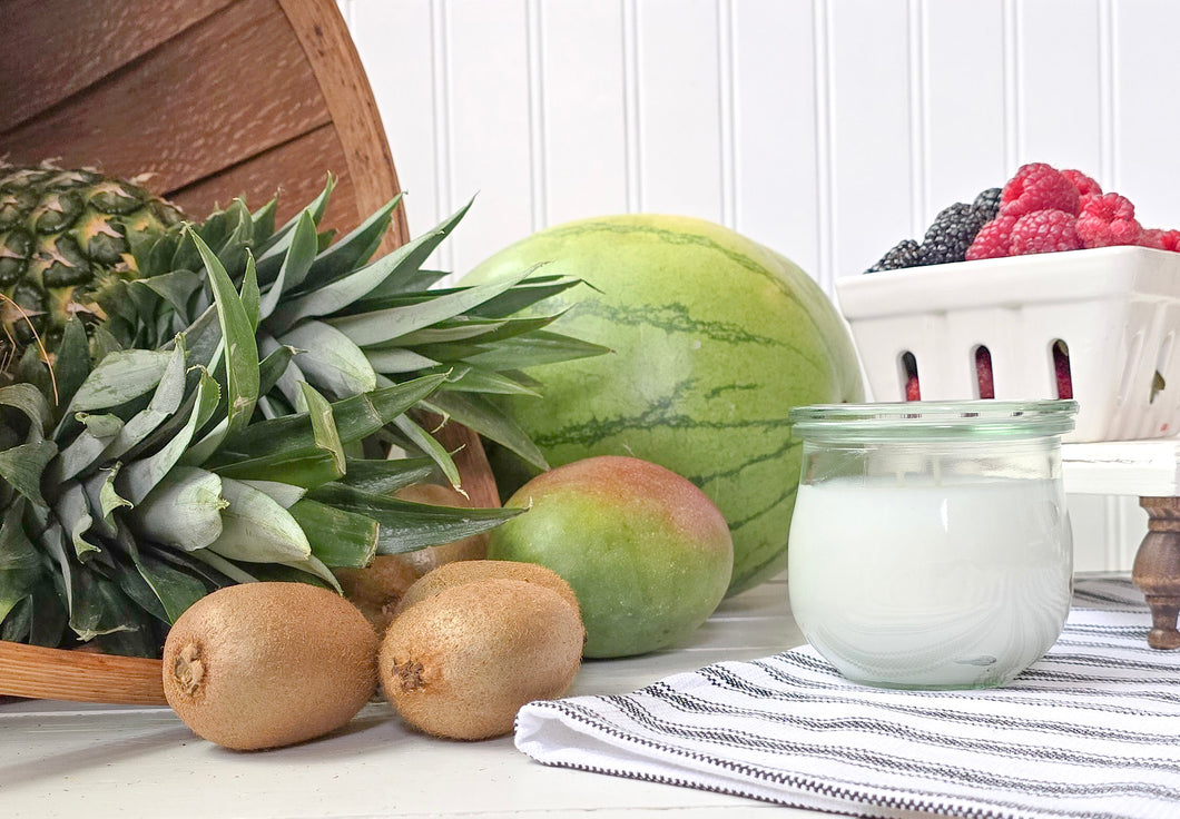 Summer Fruit Stand 9 oz. European Preserve Jar