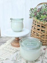Load image into Gallery viewer, Cranberry &amp; Pine 15 oz. European Preserve Jar
